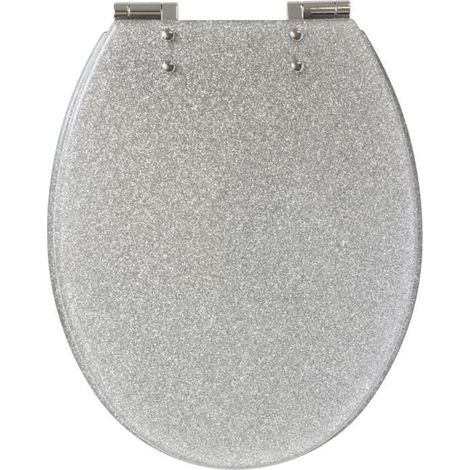 Gelco Copriwater glitter argento con chiusura lenta (1/4)