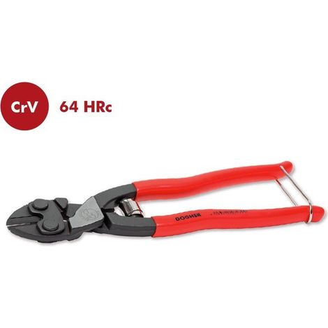Alicate articulado, corte diagonal, con muelle (225 mm)  DOGHER 207-225 (1/4)