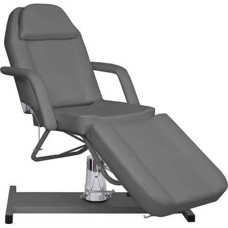 vidaXL Table de massage Gris 180x62x(87-112) cm (1/5)