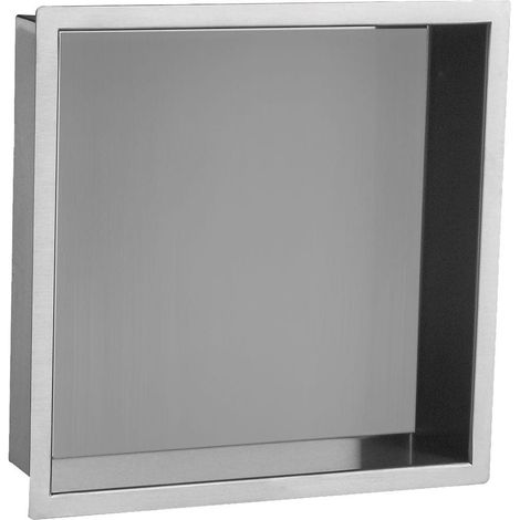 JTP Amore Square Shower Niche 300mm H x 300mm W - Chrome (1/2)