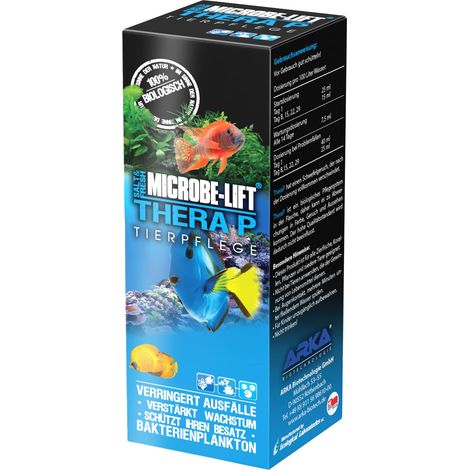 MICROBE-LIFT TheraP – batteri per la pulizia per la cura dei pesci, previene malattie, supporta la crescita degli animali, per acqua dolce e marina, (1/5)