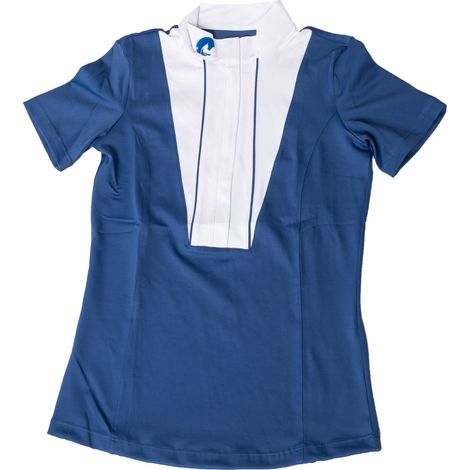 Oypla Coco Equestrian Navy Ladies Horse Riding Show Shirt - S (1/5)