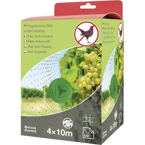 Filet anti-oiseaux Swissinno Natural-Control netting 4x10m Type de fonctions effet dissuasif 1 pc(s) (1/5)