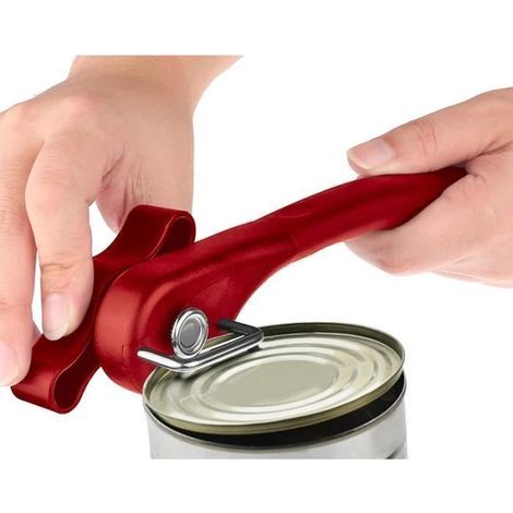 populaires bord lisse peut ouvreur outils sans effort manuels rouge (1/4)