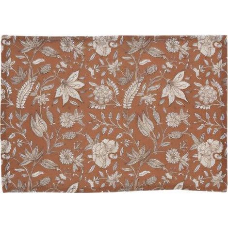 Sottopiatto home styling collection rosso 45 x 30 cm cotone