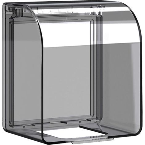 1 Couvercle de prise étanche,Type 86,Plastique,Résistant à l'eau,Salle de bain et cuisine (1/4)