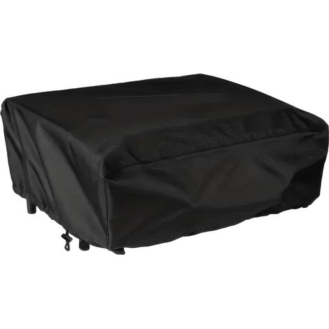Copertura protettiva per piastra, copertura per piastra da esterno, impermeabile e durevole, resistente ai raggi UV, con coulisse, per fornello a gas, barbecue da esterno (58x47x23cm)