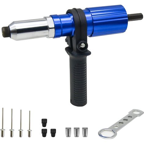 Adaptateur de rivets aveugles à pinces à riveter - Embouts à riveter pour visseuse sans fil et perceuse (1/5)