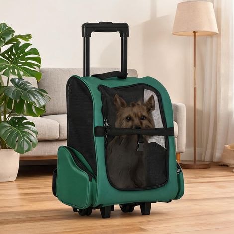 Caisse de transport pour animaux 2 en 1 42 x 25 x 55 cm (1/5)
