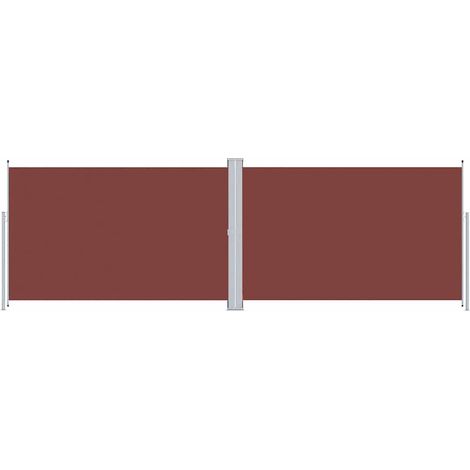 Maison Exclusive - Tenda da Sole Laterale Retrattile Marrone 200x600 cm