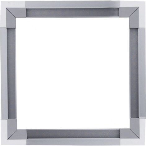 Marco LED SMD 4014 empotrable (40W 4000K 3200lm) IP20 fabricado en aluminio y policarbonato color gris y blanco