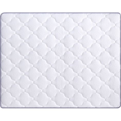 Colchón blanco 140 x 200 cm – muelles, ergonómico H3, 25 cm, enrollado (1/5)