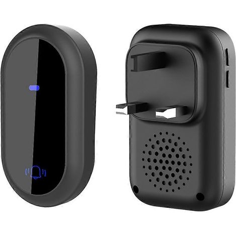 Kabellose Türklingel zum Einstecken, wasserdicht, smart (IP68), mit 4-stufiger Lautstärkeregelung und 38 Melodien. (1/5)