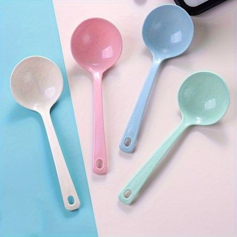 Cuillère - Louche À Soupe - En Plastique - Pour Cuisine Maison Et Professionnelle - Lot De 4