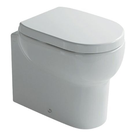 GALASSIA - M2 VASO WC CM. 55 A TERRA IN CERAMICA CON SCARICO UNIVERSALE S/P BIANCO 5247