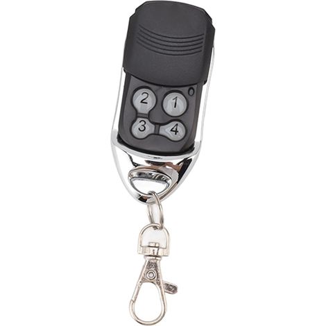 Télécommande de Porte de Garage, 433,42 MHz 4 Boutons Télécommande de Porte Programmable Coffre-fort Installation Facile Émetteur D'ouvre-porte sans Fil pour Telis 1 RTS (1/5)