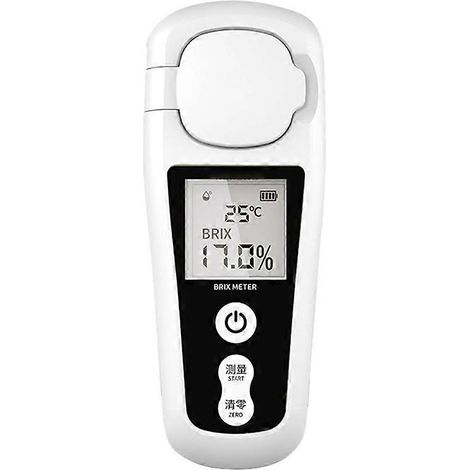 Le saccharimètre numérique rechargeable est utilisé pour mesurer la teneur en sucre des liquides. (1/5)