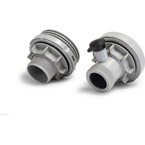 Intex – Lot de 2 crépines larges hydroaérées pour piscine – Optimisation d'oxygénation – Compatible avec piscines hors-sol – Dimensions adaptées (1/3)