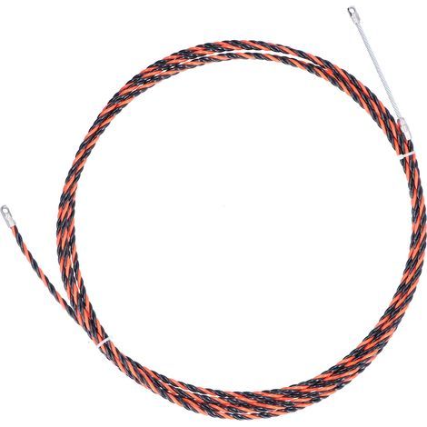 Fil enduit de 5m, corde à Double brin rouge noir en acier inoxydable pour grue à tour d'ascenseur (1/5)