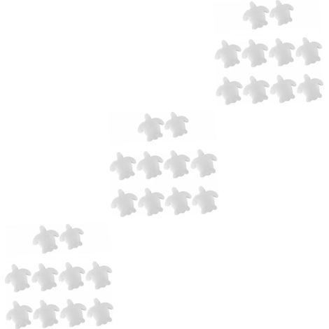 30pièces Éponge De Filtration De Piscine De Éponges Absorbantes Huile Forme De Tortue Blanc pour Piscines Spas Et Bains à Remous Efficacité Maximale Et Conception Ludique (1/5)