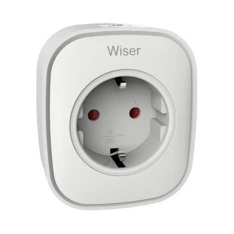 Schneider Electric Wiser enchufe inteligente blanco Zigbee
