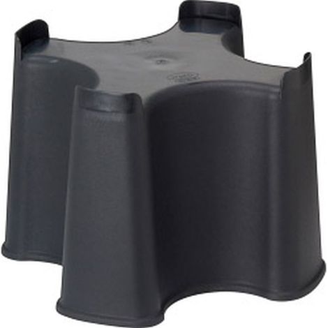 Water Butt Stand for 100L Water Butts - Single Piece - Black