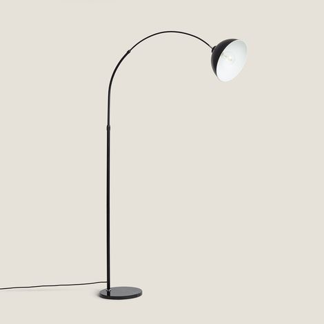 Lampada da Terra in Alluminio Maisie Nero (1/5)