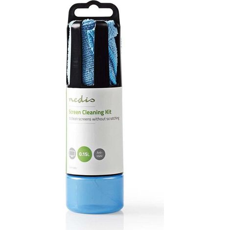 Nettoyant pour ecran pulverisation 150 ml ordinateur portable smartphone tablette ecran tv essuie glace inclus (1/2)