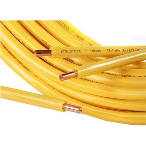 TUBO IN RAME PER GAS &quotSMISOL TEK GAS&quot Diam. 16 x 1
