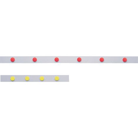 Magnetleiste L500xB50xS0,5mm weiß selbstklebend MAGNETOPLAN (1/4)