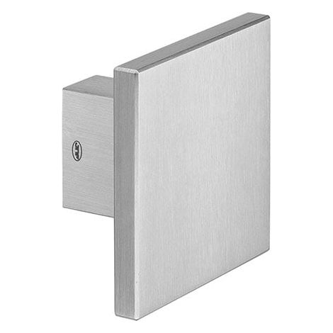IN00166 Pomo Fijo In.00.166 100×100Mm  - MOD QUAD - Pomo fijo cuadrado 100x100