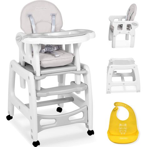 Chaise d'alimentation Sinco 5 en 1, grise (1/5)