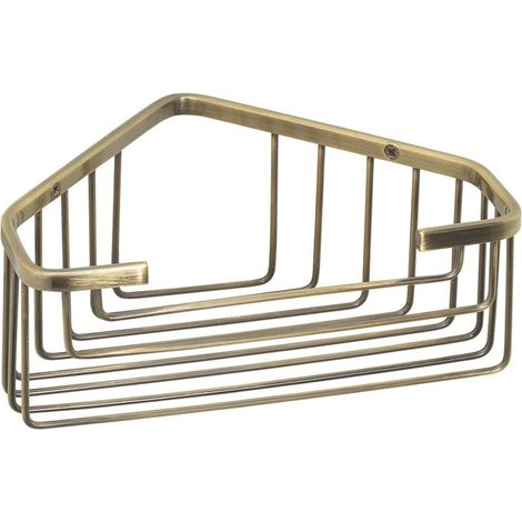 Sapho Gedy Smart - Mensola angolare in filo metallico, bronzo 2483-44