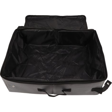 Bac à litière de voyage pour chat, portable, étanche et pliable, avec couvercle, idéal pour les voyages et le camping. (1/5)