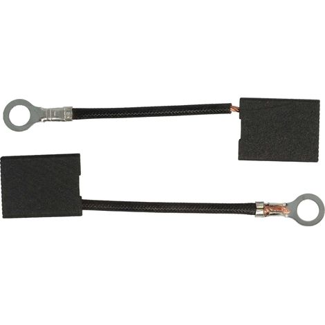 vhbw 2x balais de charbon 19 x 15 x 5,5 mm compatible avec Einhell BWS 230/3 outil électrique, meuleuse d'angle
