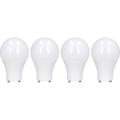 Ampoule LED GU24, haute luminosité, économie d'énergie, A19, pour chambre à coucher, bureau, 120V, 4 pièces (1/5)