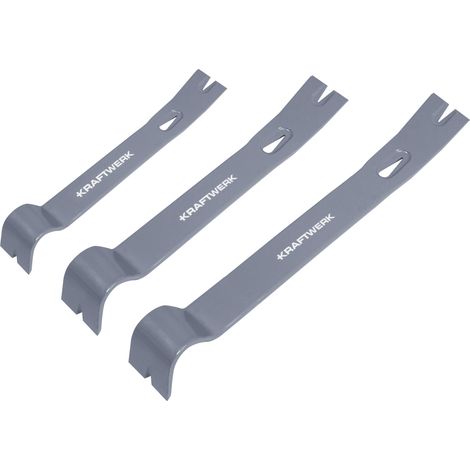 Satz mit 3 Brechstangen aus Karbonstahl 30, 38, 45 cm