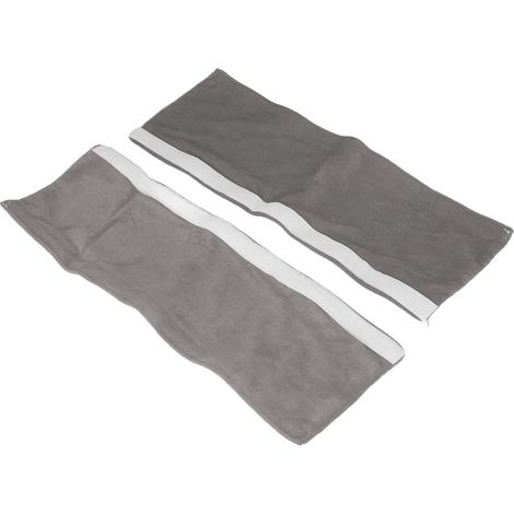 2 Pièces Poignées de Réfrigérateur Anti-Dérapantes, Protection Statique Gris pour Décor Cuisine (1/5)