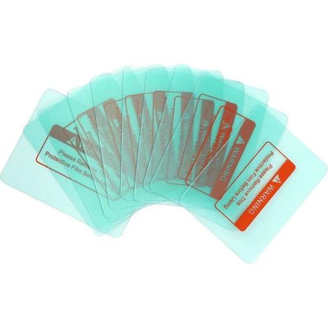 10pcs Welding Cover Lens Plate, Welding Helmet Protective Lens Cover 110 x 90mm (1/5)
