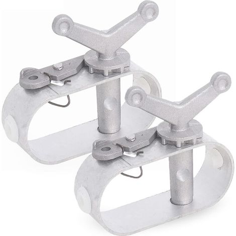 Lot de 2 tendeurs pour bâche de piscine tendeurs de bâche accessoires d'hiver fixation de bâches de piscine (1/4)