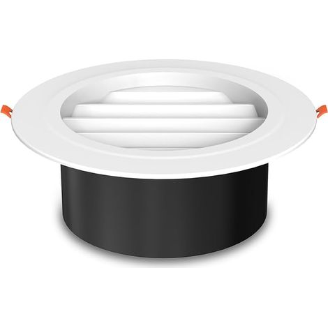 Aygrochy Grille de Ventilation 150mm en ABS avec Moustiquaire Grille, Grille D'aération pour Entrées et Sorties d'air Murales et de Plafond (1/5)
