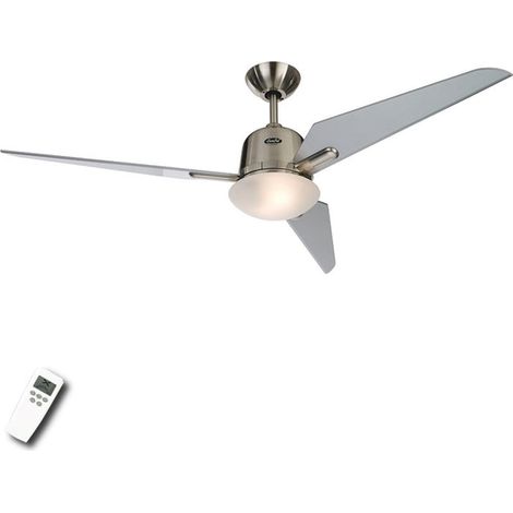 [GEBRAUCHT] B-Ware Casafan Deckenventilator ECO AVIATOS leise silber 132cm mit Fernbedienung IP20 (1/2)