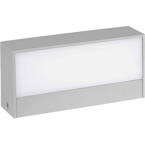 V-TAC Lampada LED Rettangolare 9W Doppio Fascio Luminoso Grigio Bianco Naturale IP65 (1/5)