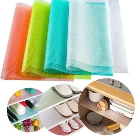 [JAMAIS UTILISÉ] Lot de 8 Sets de Table Lavables Tapis de Réfrigérateur PVC Tapis Frigo Antidérapant Tapis de Table Tapis de Tiroir pour Cuisine Restaurant Table à Manger (1/4)