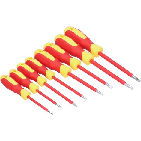 8-teiliges Schraubendreher-Set, metrisch, druckfest, isoliert, Wartungswerkzeugset für Elektriker (1/5)