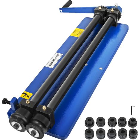 18" Plieuse de tôle manuelle rouleau de perles métalliques Rollformer Swager feuille roulant outil métallique 460mm (1/5)