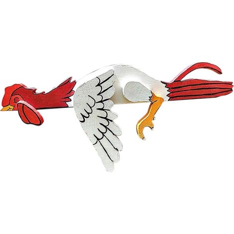 Hühnerfigur mit lebensechter Form und robustem Material