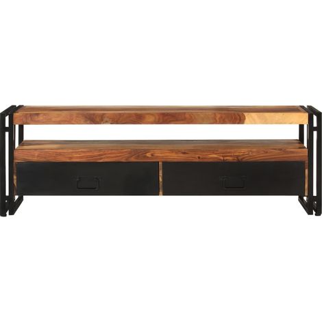Maison Exclusive - TV-Schrank 120x30x40 cm Massivholz Akazie