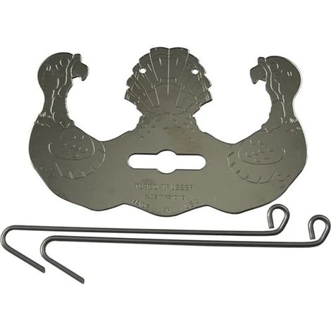 Turbo Trusser avec crochets d'aile, support à poulet barbecue durable pour rôtissoires à four (1/5)