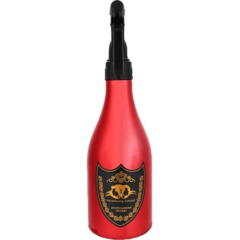 Pulvérisateur Cheveux 550ml Bouteille Ronde Brumisation Fine Outil Coiffure Salon Usage Domestique Rouge (1/5)